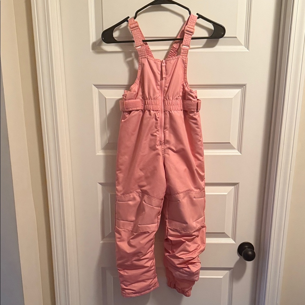 Cat & Jack Coral Snow Bib Overalls 5T